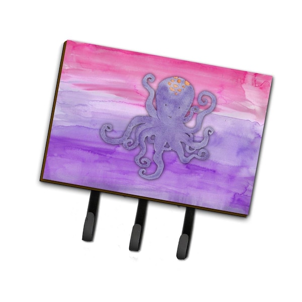 Carolines Treasures Octopus Watercolor Leash or Key Holder BB7424TH68 - main